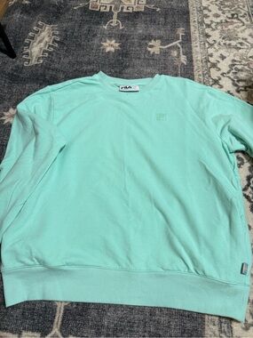 Fila Mint Aqua Crewneck Sweatshirt
